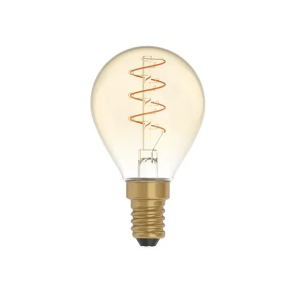 LED-lampa Golden Carbon Line Curved Spiral 2,5W E14 klot dimbar