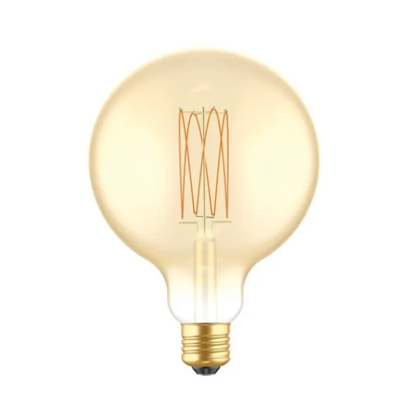 LED-lampa Golden Carbon Line Cage 7W E27 glob 125mm dimbar