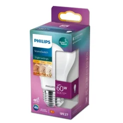 LED-lampa normal E27 7,5W(60W) 3-steg opal