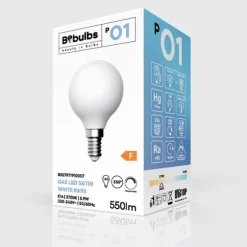 LED-lampa Porcelain Effect 5,9W E14 klot dimbar