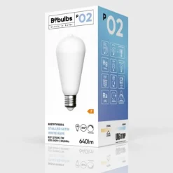 LED-lampa Porcelain Effect 7W E27 edison dimbar