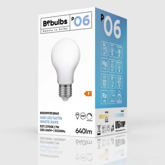 LED-lampa Porcelain Effect 7W E27 normal dimbar