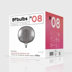 LED-lampa Smoky 10W E27 ellipse dimbar