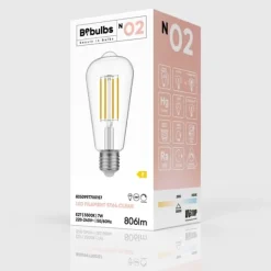 LED-lampa Transparent 7W E27 edison dimbar