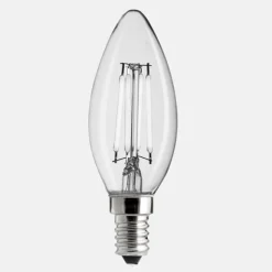 LED-lampa UNI-WHITE kronljus klar E14 4W 2700K dimbar