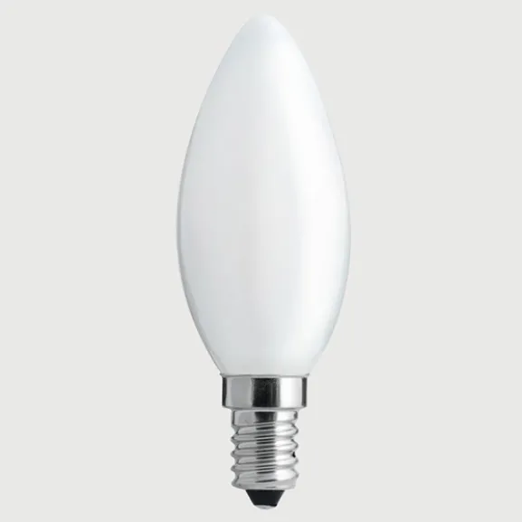 LED-lampa UNI-WHITE kronljus opal E14 0,8W 2700K dimbar