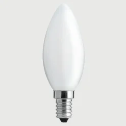 LED-lampa UNI-WHITE kronljus opal E14 4W 2700K dimbar