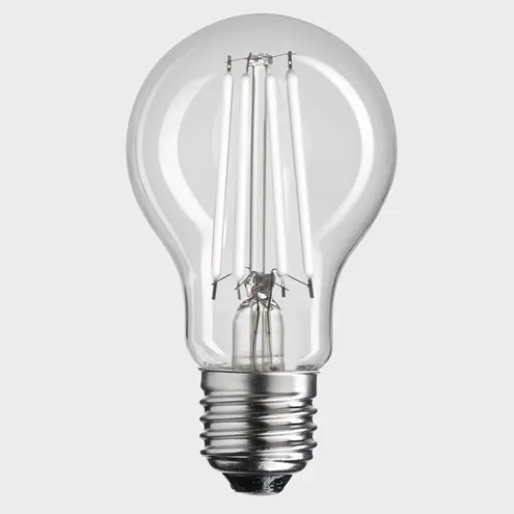LED-lampa UNI-WHITE normal klar E27 8W 2700K dimbar