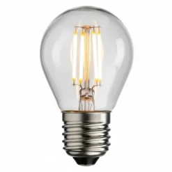 LED-lampa WARM GLOW klot klar E27 4W 2100K dimbar