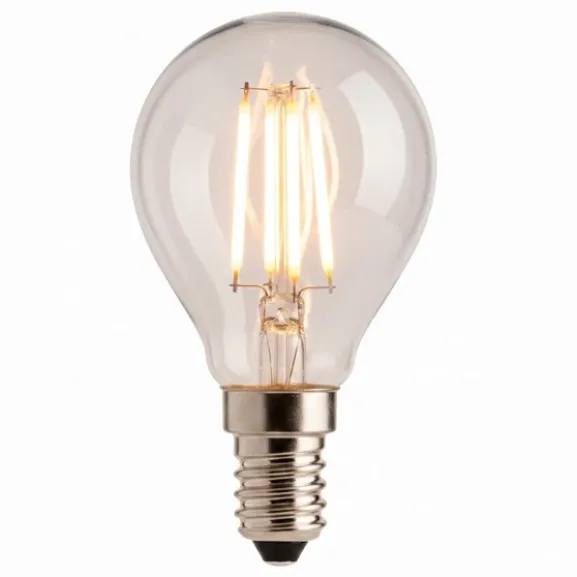 LED-lampa WARM GLOW klot klar E14 4W 2100K dimbar
