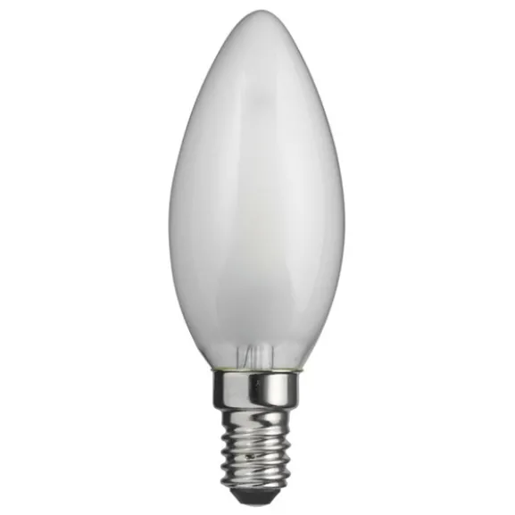 LED-lampa WARM GLOW kronljus matt E14 4W 2100K dimbar