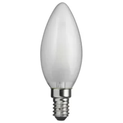 LED-lampa WARM GLOW kronljus matt E14 0,8W 2100K dimbar