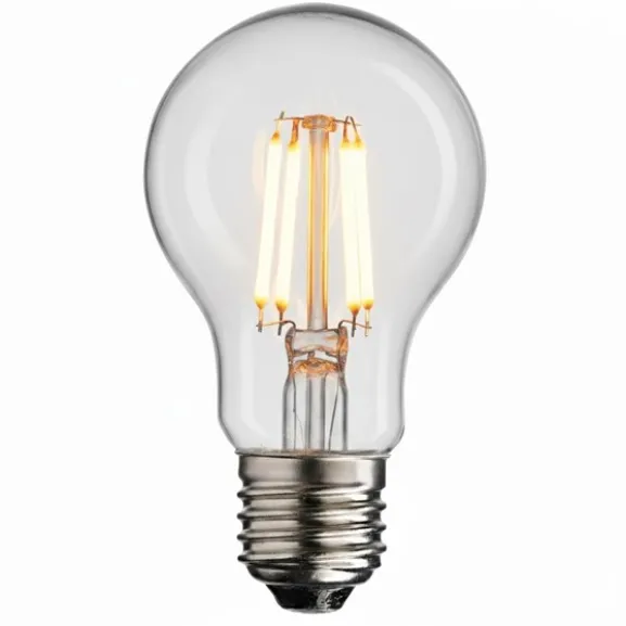 LED-lampa WARM GLOW normal klar E27 8W 2100K dimbar