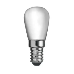 LED-lampa WARM GLOW päron matt E14 1,5W 2100K dimbar