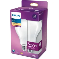 LED-lampa 23W(200W) glob frostad E27