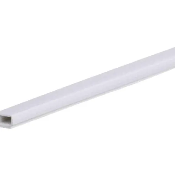 Ledningslist/kabelkanal 2m, vit B:12mm