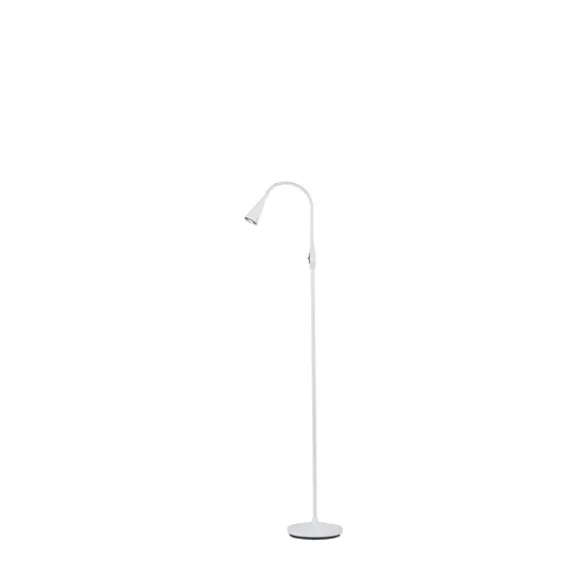 Ledro LED golvlampa, mattvit 124cm