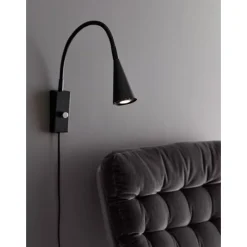 Ledro LED vägglampa, mattsvart
