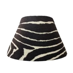 Leo lampskärm 25 Le Zebre Svart
