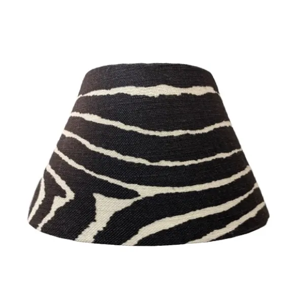 Leo lampskärm 25 Le Zebre Svart