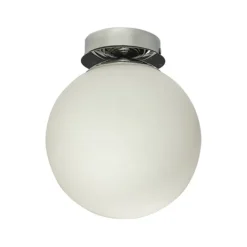 LIDO plafond bad, krom/vit