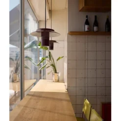 Lille 24 Pendant lamp, Black red
