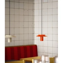 Lille 24 Pendant lamp, Red orange