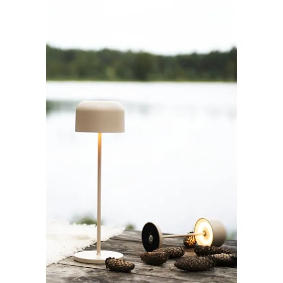 Lille bordslampa usb 2200K/2700K dimbar Sand