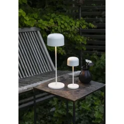 Lille bordslampa usb 2200K/2700K dimbar Vit