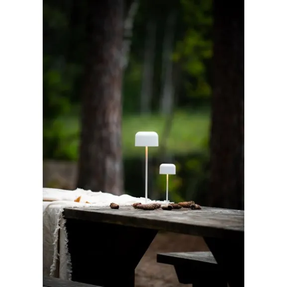 Lille mini bordslampa usb 2200K/2700K dimbar Vit