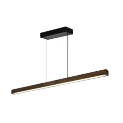 LINEA taklampa, brunbets/svart