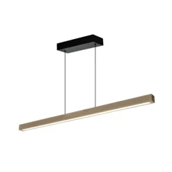 LINEA taklampa, ljus natur trä/svart