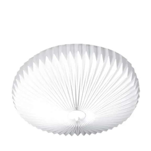 Linn plafond, vit plissé 50cm