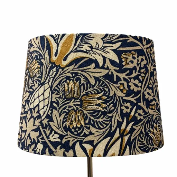 Linus 23 oval Lampskärm Snakeshead, blå