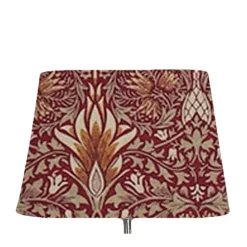 Linus 23 oval Lampskärm Snakeshead, bordeaux