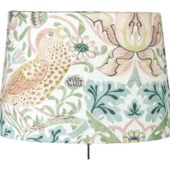 Linus 23 oval Lampskärm Strawberry Thief Cochineal/Willow