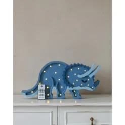 Little Lights Dino Triceratops Bordslampa, Jurassic Navy