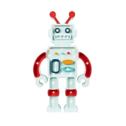 Little Lights Robot Bordslampa, Metalic Blue