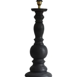 Liverpool Lampfot Antik Svart 14cm