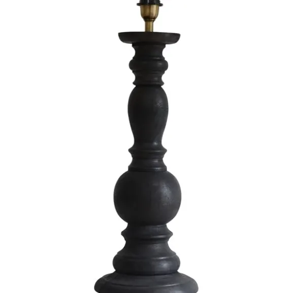 Liverpool Lampfot Antik Svart 14cm