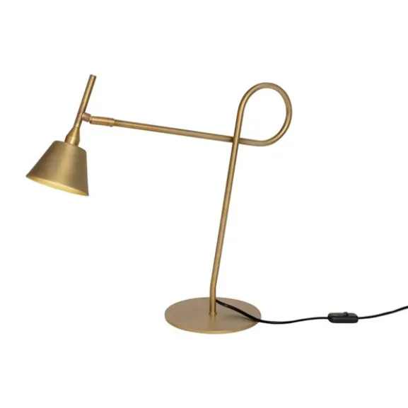 Loop bordslampa, Rå mässing