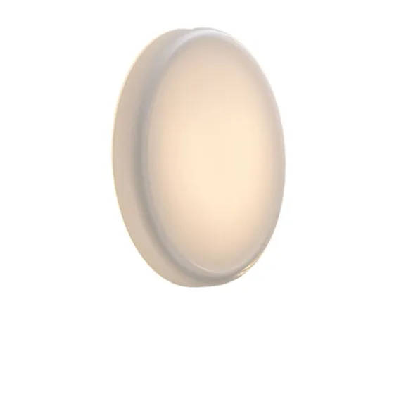 Looped tak-/vägglampa, vit IP44