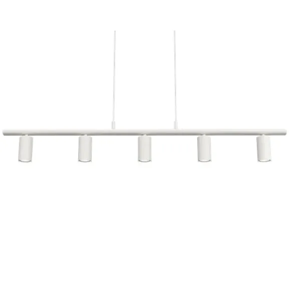 Lucy linear pendel 5 flat vit