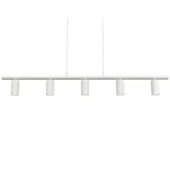 Lucy linear pendel 5 flat vit