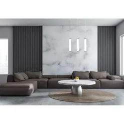 LUNA 1 Taklampa, Vit