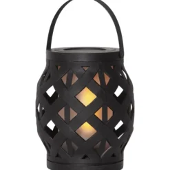 Lykta Flame Lantern Svart 16cm