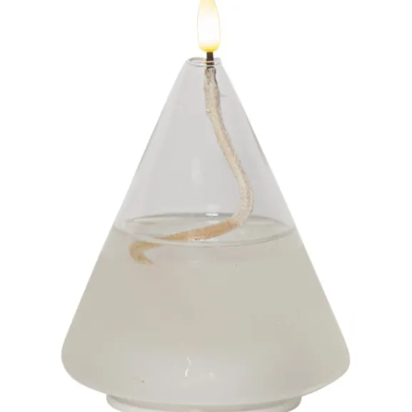 Lykta Flamme Float Transparent 15,5cm