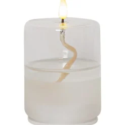 Lykta Flamme Float Transparent 13cm