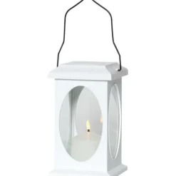 Lykta Flamme Vit 23cm