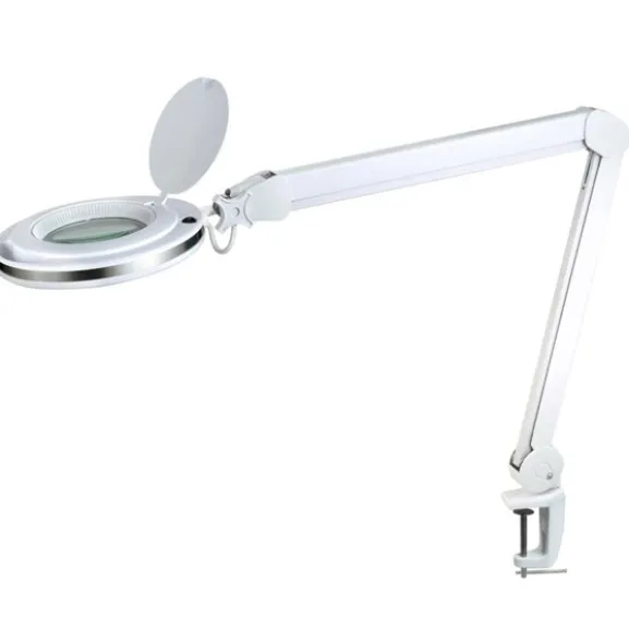 MAGNI Bordlampa Magnifying large Vit